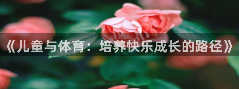 球深体育比分：《儿童与体育：培养快乐成长的路径》